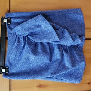 Lovers + Friends skirt, blue speckle, sz S